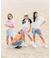 シアースカート付きキュロット