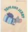 トムとジェリー リンガーTシャツ