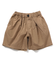 WEB限定 タックハーフパンツ  5分丈