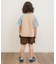 WEB限定 タックハーフパンツ  5分丈
