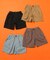 WEB限定 タックハーフパンツ  5分丈
