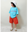 WEB限定 ナイロンアクティブカーゴハーフパンツ  6分丈