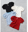 WEB限定 スクエアネックパフスリーブTシャツ