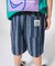 WEB限定 ストライプデニムハーフパンツ