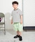 ツータックハーフパンツ  5分丈