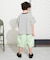ツータックハーフパンツ  5分丈