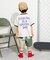 ツータックハーフパンツ  5分丈