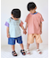 WEB限定 ウエストコードハーフパンツ  5分丈