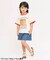 リボン・お花ボタンラップ風ショートパンツ  ショート丈