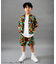 【B NEW JACK】サイドライン総柄シャツ