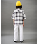 【B NEW JACK】サイドライン総柄シャツ
