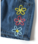 刺繍デニムショートパンツ