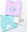 シェル・マーメイド・アイスクリームモチーフTシャツ