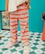 【リンク】ワッフルサス付き長パンツ  10分丈