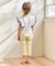 ひんやり裾スカラップ/7days Style pants  8分丈