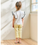 ひんやり裾スカラップ/7days Style pants  8分丈