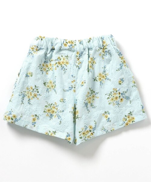 フラワープリント ショートパンツ 新品タグ付き リンク】レースフラワーショートパンツ ショート丈｜エフオー