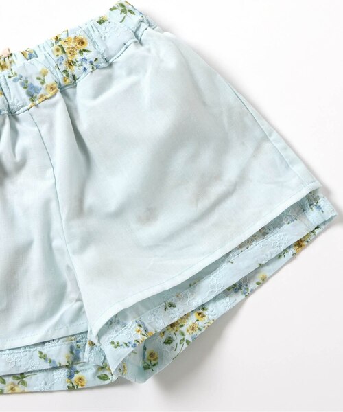 リンク】レースフラワーショートパンツ ショート丈｜エフオー