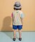 【ジュニア対応】水陸両用アクティブパンツ_UVカット_撥水加工 4分丈