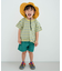 【ジュニア対応】水陸両用アクティブパンツ_UVカット_撥水加工 4分丈