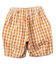 WEB限定 チェックバルーンハーフパンツ