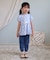 ひんやり後ろリボン/7days Style pants_接触冷感  8分丈