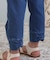 ひんやり後ろリボン/7days Style pants_接触冷感  8分丈