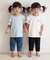 ひんやり後ろリボン/7days Style pants_接触冷感  8分丈