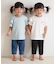 ひんやり後ろリボン/7days Style pants_接触冷感  8分丈