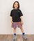 イロイロ柄ハーフパンツ  4分丈