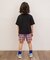 イロイロ柄ハーフパンツ  4分丈