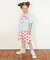 イロイロ柄ハーフパンツ  4分丈