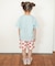 イロイロ柄ハーフパンツ  4分丈