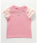 ネックレス風チュールスリーブTシャツ_接触冷感