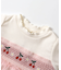 フルーツ刺繍ドッキングトップス
