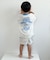 ロゴ刺繍ハーフパンツ  4分丈