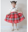 tiny bearセーラー衿ドッキングワンピース