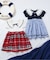 tiny bearセーラー衿ドッキングワンピース