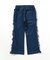 サイドフリルストレート/7days Style pants  10分丈