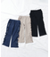 サイドフリルストレート/7days Style pants  10分丈
