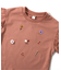 WEB限定 肩フリル フラワーモチーフTシャツ