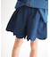スカラップショートパンツ  ショート丈