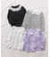 WEB限定 襟レースTシャツ/7days Style