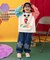 I'm Jelly！フラワーパッチタックパンツ  10分丈