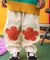 I'm Jelly！フラワーパッチタックパンツ  10分丈