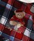 tiny bear ストライプ＆チェックボディースーツ