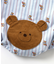 tiny bear ストライプ＆チェックボディースーツ