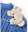 tiny bear モチーフカーディガン