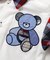 tiny bear ストライプ＆パッチワークシャツ
