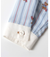 tiny bear ストライプ＆パッチワークシャツ